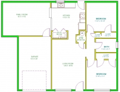 Real Estate -  1305 N. Florence St., Kirksville, Missouri - 1305 Florence Floor Plan